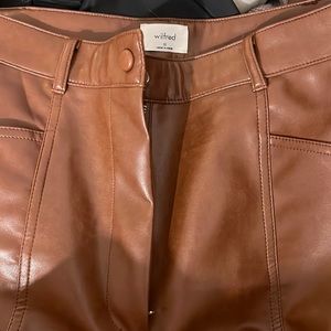 Rebel Leather Pant - Aritzia - Size 10, Short